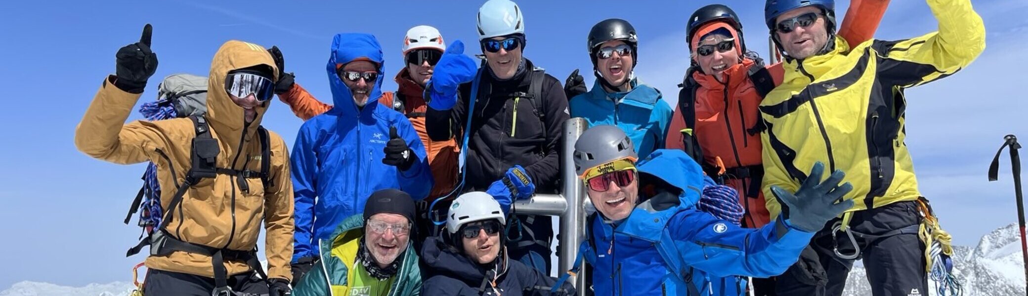 Gruppenfoto am Grossen Geiger | © DAV Sektion Altdorf - Roland Linnert