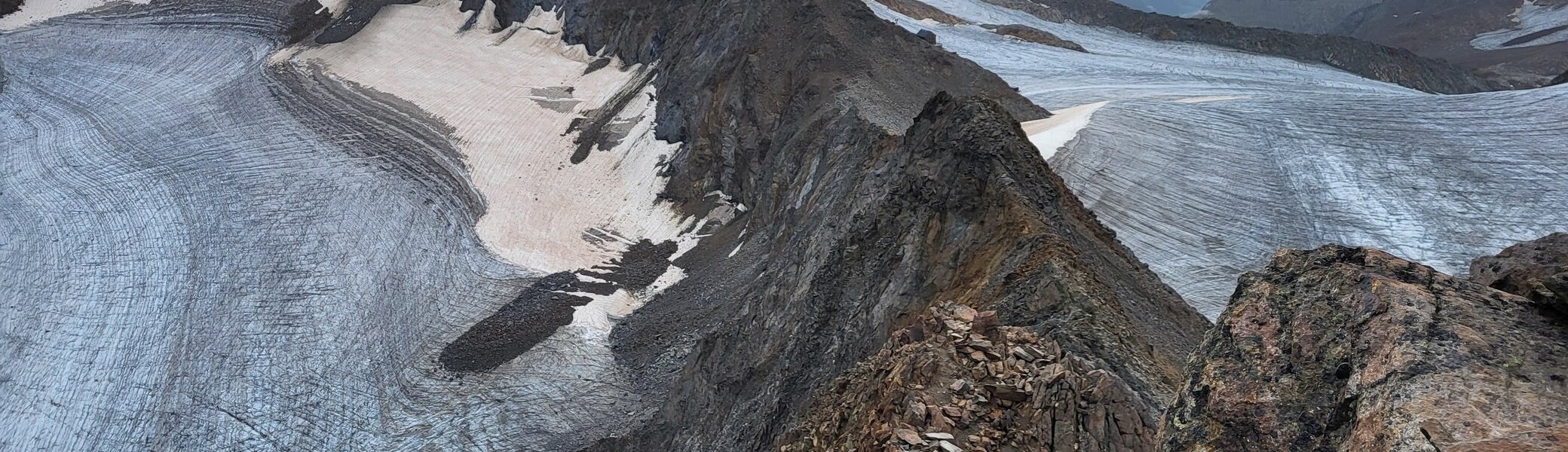 Wilde Gletscher vom Wilden Pfaff Ostgrat | © DAV Sektion Altdorf- Bastian Linkens