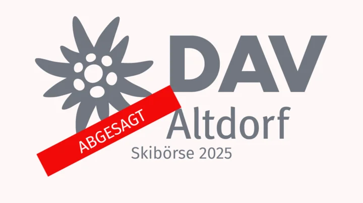 Skiebörse 2025 - Abgesagt | © DAV Sektion Altdorf Skiebörse 2025 - Abgesagt | © DAV Sektion Altdorf