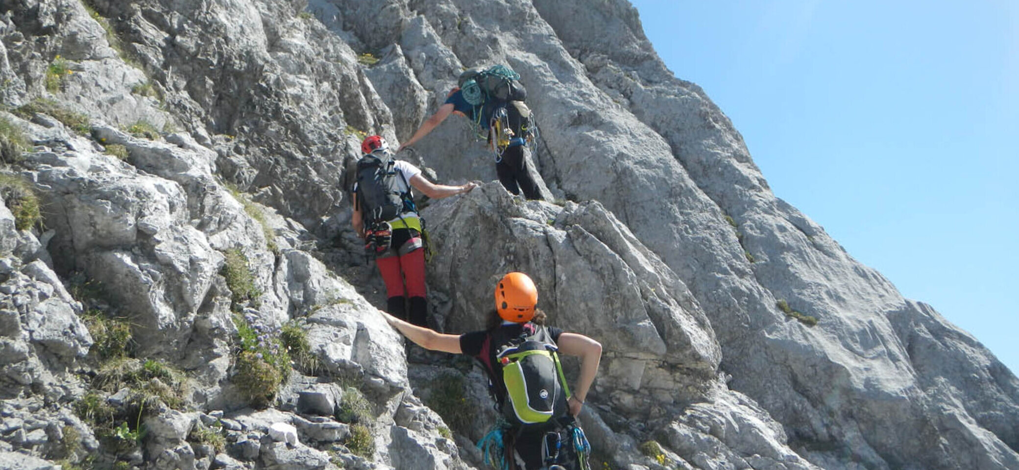 Klettern an der Ehrwalder Sonnenspitze | © DAV Sektion Altdorf - Bergsteigergruppe - Herbert Herrmann