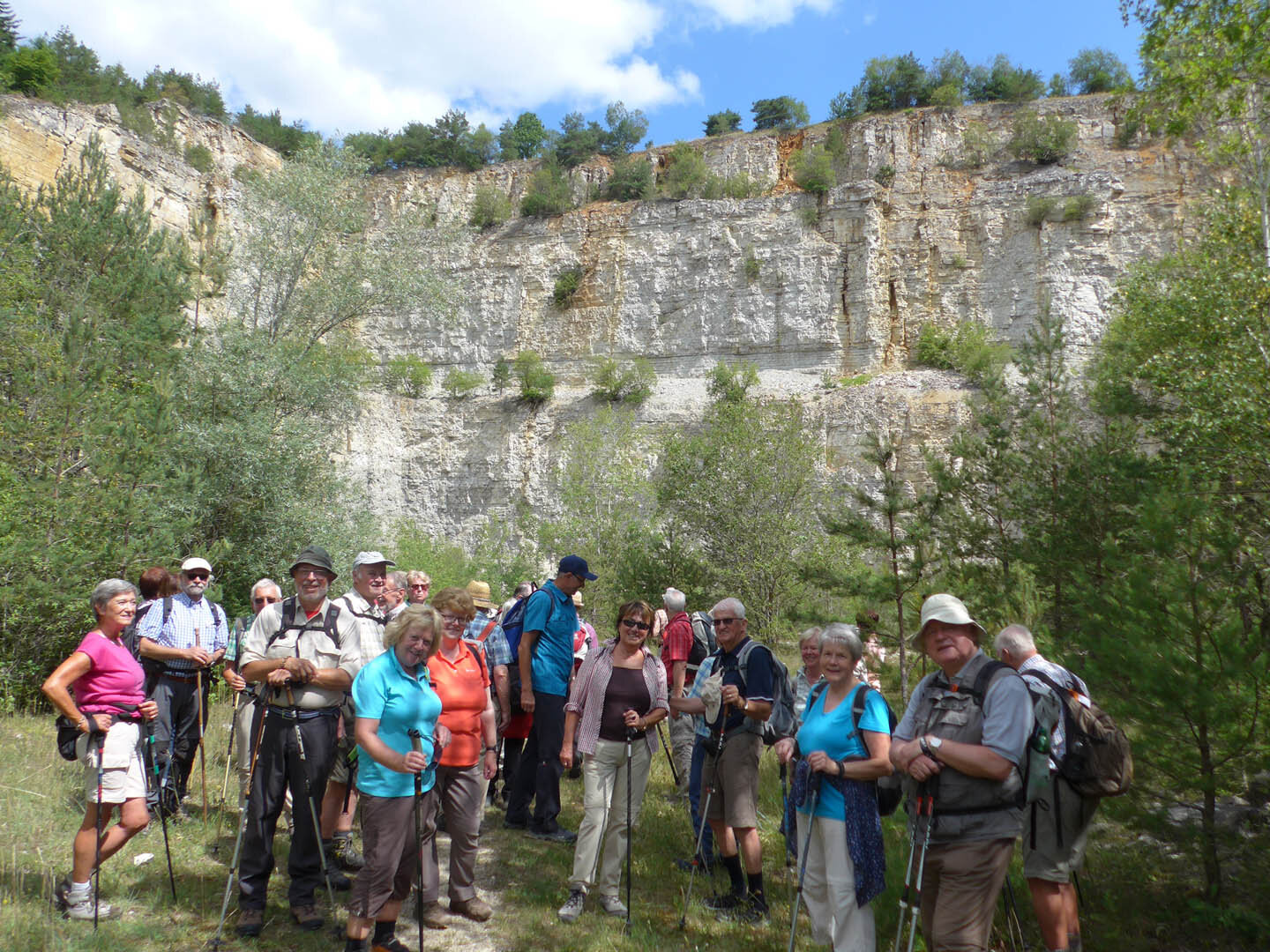 Wanderung Altmühltal Geotop Arzberg | © DAV Sektion Altdorf - Seniorengruppe